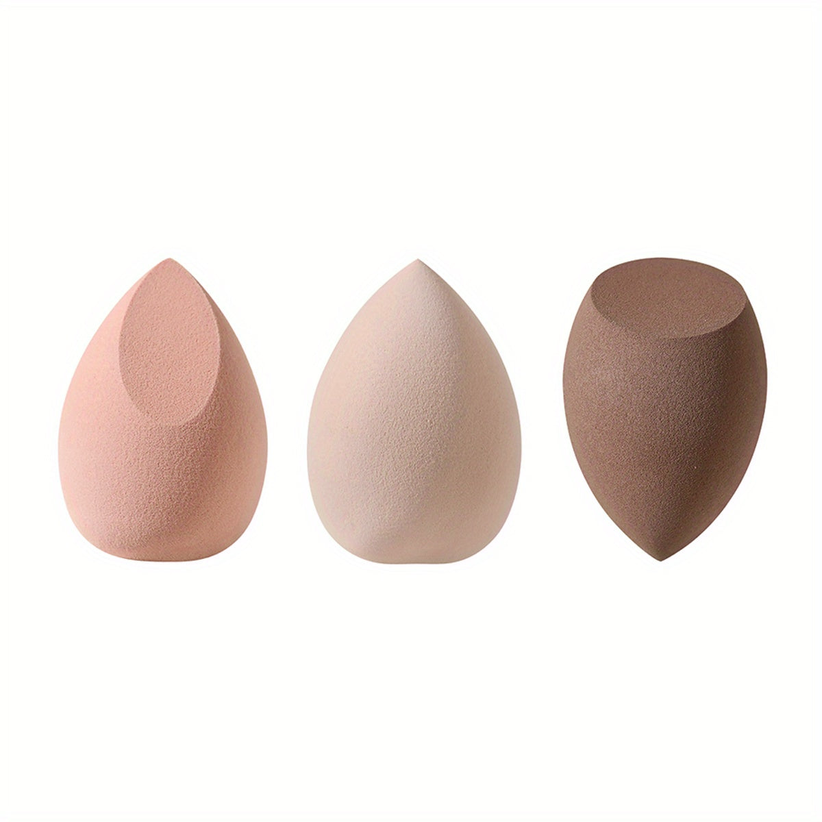 Ensemble de 3 éponges à maquillage professionnelle pour fond de teint