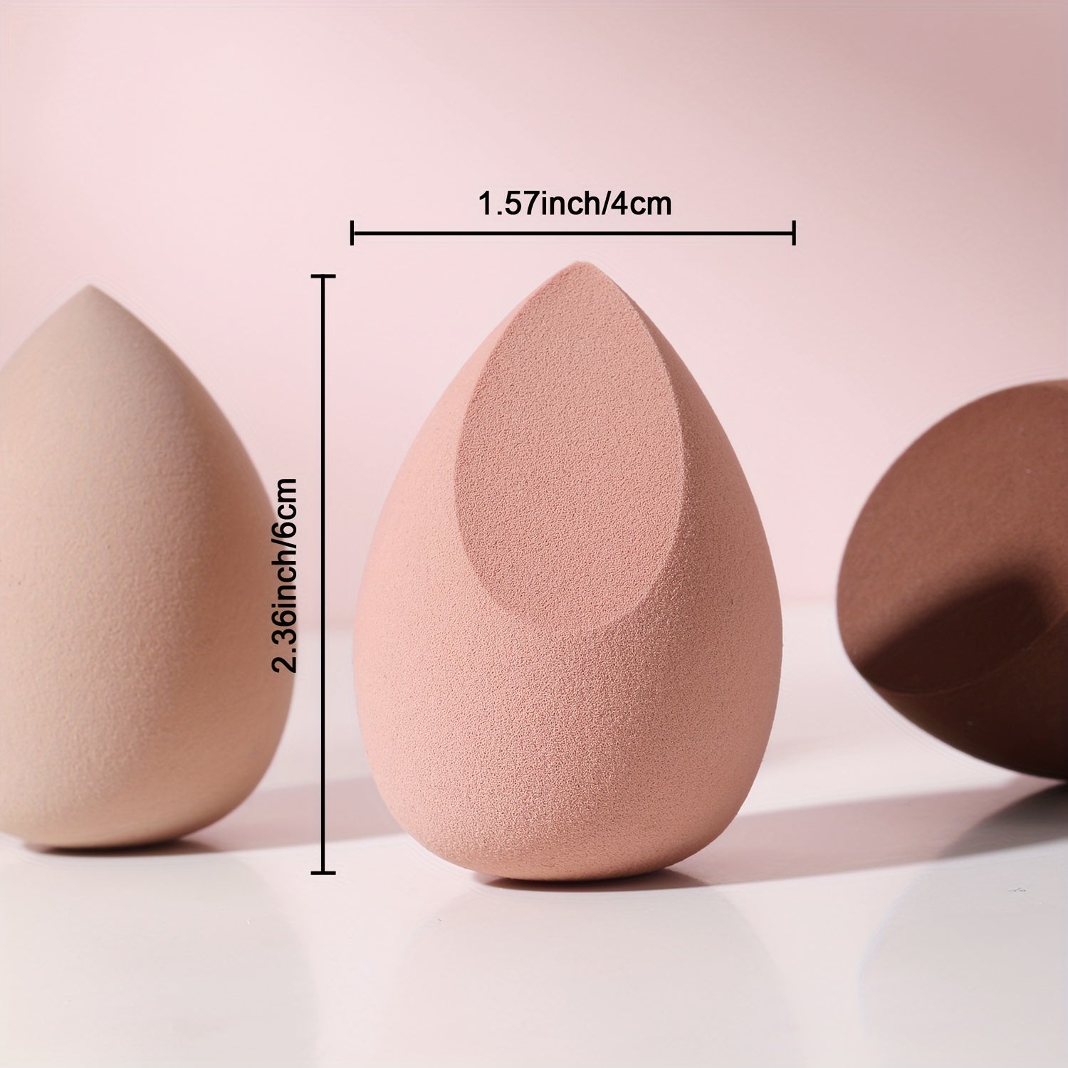 Ensemble de 3 éponges à maquillage professionnelle pour fond de teint