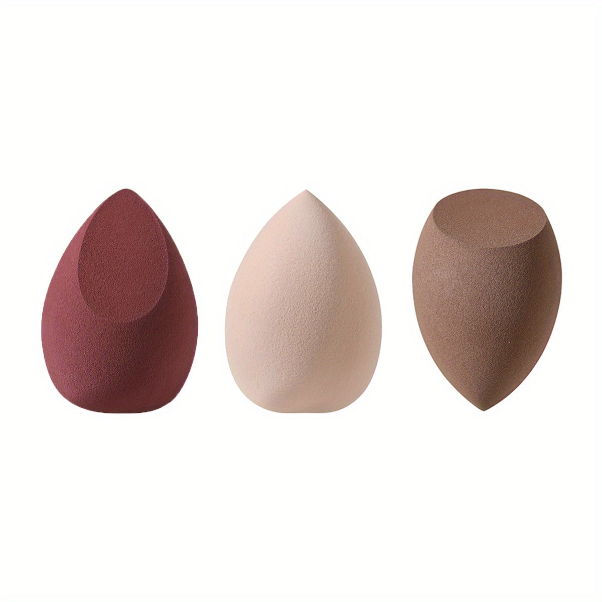Ensemble de 3 éponges à maquillage professionnelle pour fond de teint