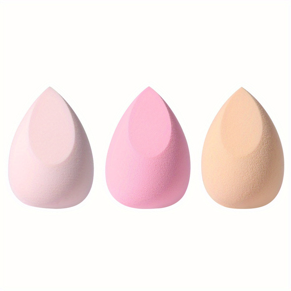 Ensemble de 3 éponges à maquillage professionnelle pour fond de teint