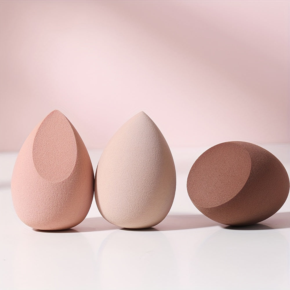 Ensemble de 3 éponges à maquillage professionnelle pour fond de teint